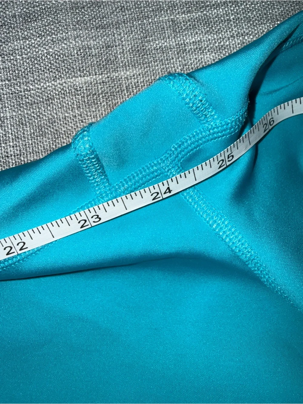 Alo Yoga 7/8 High Waist Airbrush Leggings Blue Aqua Size Large / EUC